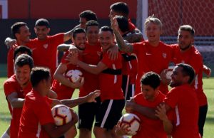 Sevilla FC entrenamiento