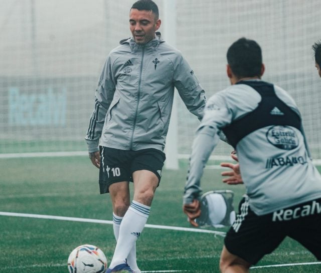 Aspas en el entrenamiento