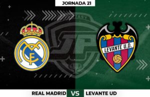 Alineaciones Real Madrid - Levante Jornada 21