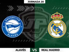 Alineaciones Alavés - Real Madrid Jornada 20