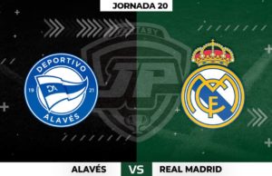 Alineaciones Alavés - Real Madrid Jornada 20