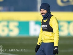 Alcácer entrenando con el grupo