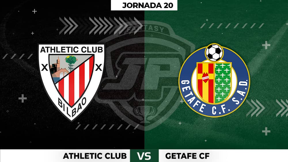 Alineaciones Athletic - Getafe Jornada 20