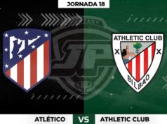 Alineaciones Atlético - Athletic Jornada 18