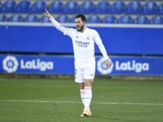 Hazard el pasado partido ante el Alavés