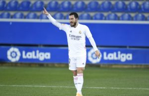 Hazard el pasado partido ante el Alavés