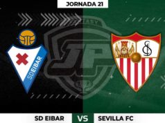 Alineaciones Eibar - Sevilla Jornada 21