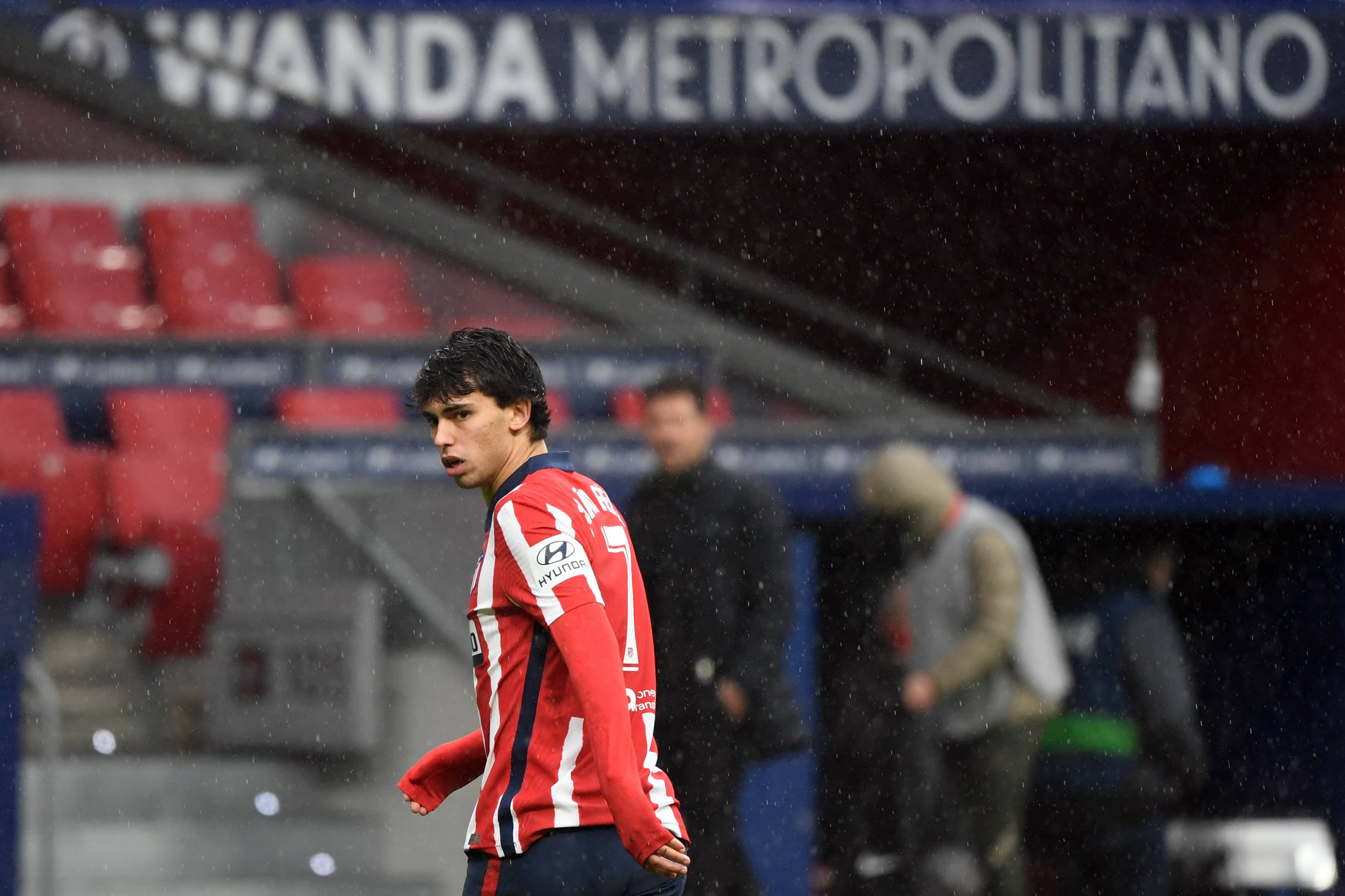 Joao Félix en el partido frente al Elche