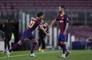 Sergi Roberto entra por Pjanic en Champions