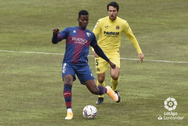 Doumbia con el Huesca