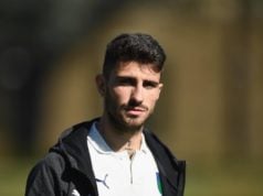 Piccini con la selección italiana