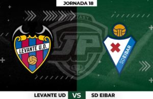 Alineaciones Levante - Eibar Jornada 18