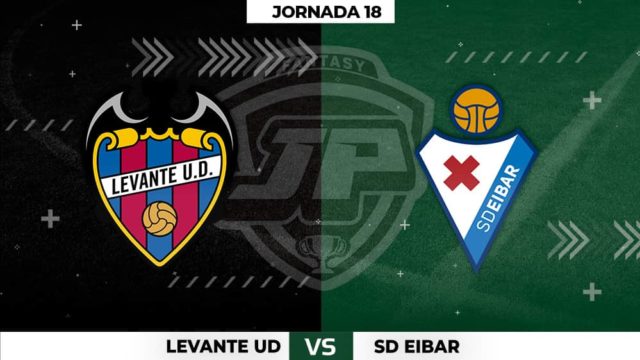 Alineaciones Levante - Eibar Jornada 18