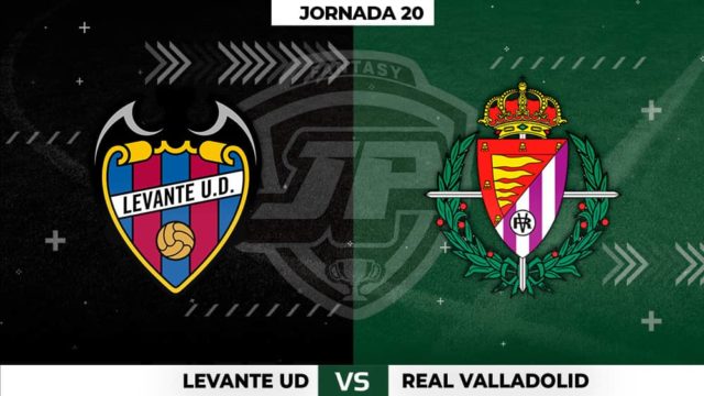 Alineaciones Levante - Valladolid Jornada 20