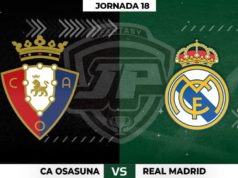 Alineaciones Osasuna - Real Madrid Jornada 18