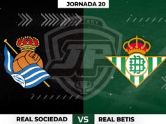 Alineaciones Real Sociedad - Betis Jornada 20