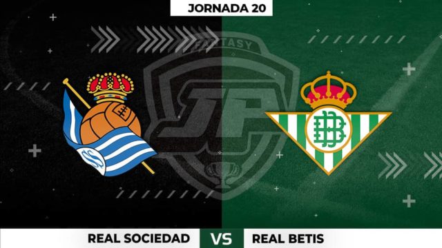 Alineaciones Real Sociedad - Betis Jornada 20