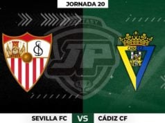 Alineaciones Sevilla - Cádiz Jornada 20