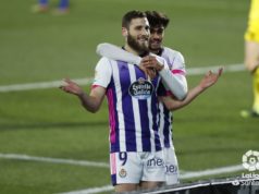 Weissman y Jota celebran un gol