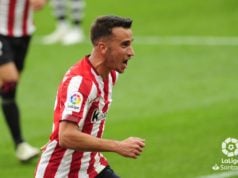 Berenguer celebra un gol