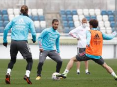 Hazard y Ramos entrenan