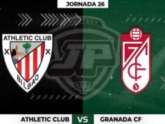 Alineaciones Athletic - Granada Jornada 26