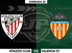 Alineaciones Athletic - Valencia Jornada 22