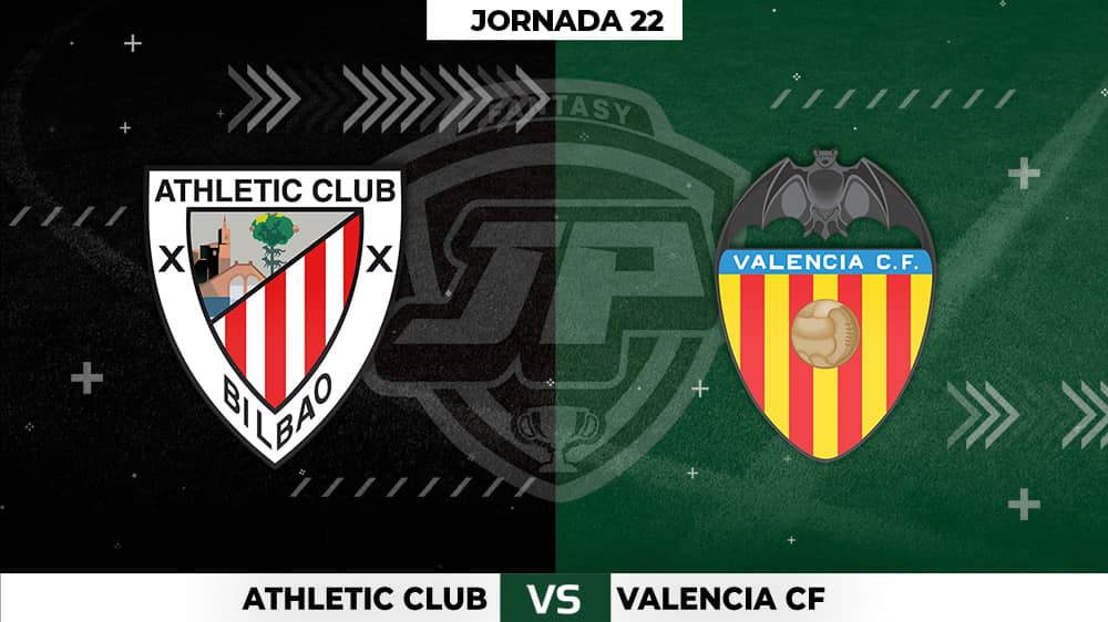 Alineaciones Athletic - Valencia Jornada 22