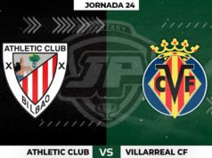 Alineaciones Athletic Club - Villarreal Jornada 24
