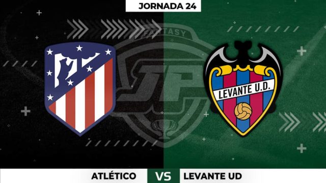 Alineaciones Atlético - Levante Jornada 24