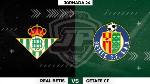 Alineaciones Betis - Getafe Jornada 24