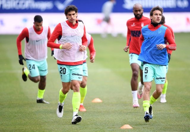 Milla entrenando con sus compañeros