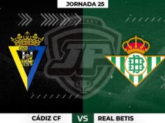 Alineaciones Cádiz - Betis Jornada 25