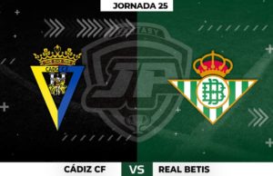 Alineaciones Cádiz - Betis Jornada 25