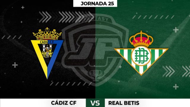 Alineaciones Cádiz - Betis Jornada 25