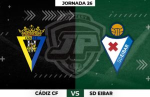 Alineaciones Cádiz - Eibar Jornada 26