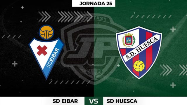 Alineaciones Eibar - Huesca Jornada 25