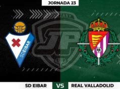 Alineaciones Eibar - Valladolid Jornada 23