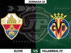 Alineaciones Elche - Villarreal Jornada 22