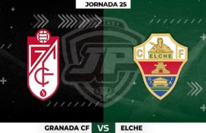 Alineaciones Granada - Elche Jornada 25