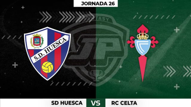 Alineaciones Huesca - Celta Jornada 26