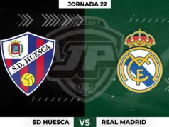 Alineaciones Huesca - Real Madrid Jornada 22