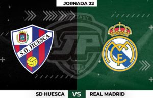Alineaciones Huesca - Real Madrid Jornada 22