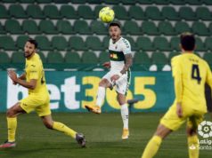 Josan, en un encuentro con el Elche CF