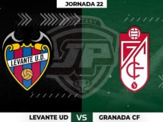 Alineaciones Levante - Granada Jornada 22