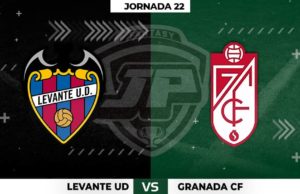 Alineaciones Levante - Granada Jornada 22