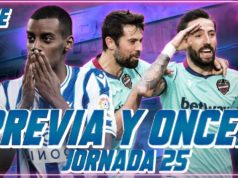 Directo en YouTube con las Alineaciones Probables de la Jornada 25