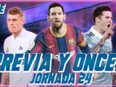 Directo en YouTube con las Alineaciones Probables de la Jornada 24