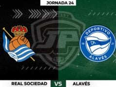 Alineaciones Real Sociedad - Alavés Jornada 24