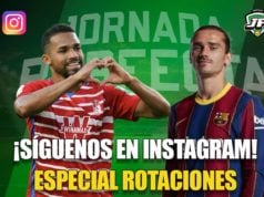 Rotaciones Jornada 25 Fantasy